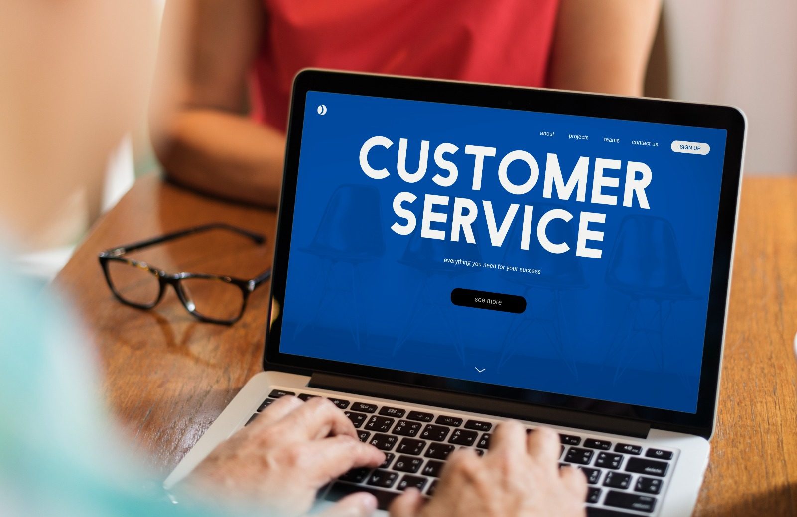 Customer experience and CRM software interface